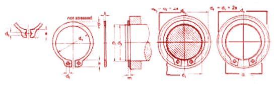 Circlips For Shafts Heavy Duty